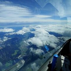 Verortung via Georeferenzierung der Kamera: Aufgenommen in der Nähe von Gemeinde Wattenberg, Österreich in 6300 Meter